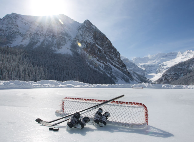 Lake Louise hockey